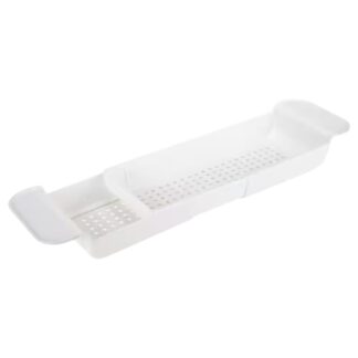 m MODA at home enterprises ltd. 305919-WHT Bano Expandable Shower Caddy White