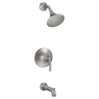 KOHLER TS27421-4G-BN Tone 1-Handle Tub and Shower Faucet Trim Kit with 1.75 GPM in Vibrant Brushed Nickel (Valve Not Included)