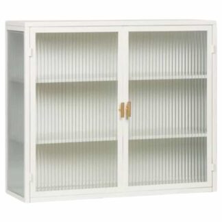 YSQCAR YG-W757119328 27.56 in. W x 23.62 in. H Rectangular White Metal Surface Mount Medicine Cabinet without Mirror