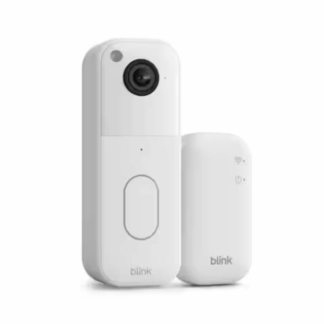 Blink B0DGQVD8FG Video Doorbell System - Wireless - Battery Operated Smart Video Doorbell Camera and Included Sync Module Core,White