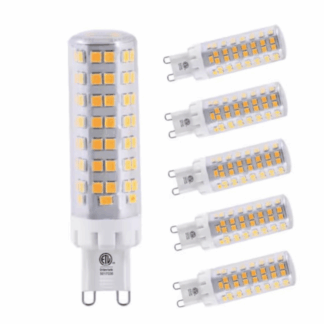 ARTIVA LED-G9-8TDM-30-6 75-Watt Equivalent, 8-Watt G9 T4 Dimmable LED Light Bulb, 3000K Daylight (Set of 6)