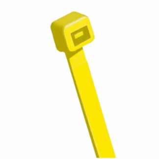 GT-11STYL100 11 in. Standard 50 lbs. Tensile Strength UL 21S Rated Cable Zip Ties (Yellow) (100-Pack)