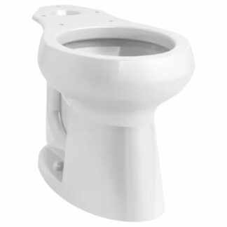 KOHLER K-5393-0 Highline 12 in. Rough In Round Chair Height Toilet Bowl Only in White, Seat Not Included