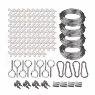 Simple Living Solutions 815200 200 ft. ProDec Complete Cable Wire Outdoor Patio Light Kit