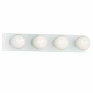 Volume Lighting V1024-6 4-Light White Vanity Light Strip