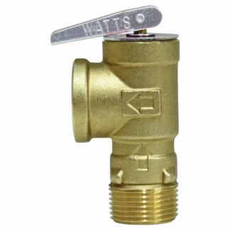 Watts LF3L 3/4 In Lead Free Copper Poppet Type Pressure Relief Valve, Test Lever, 150 psi