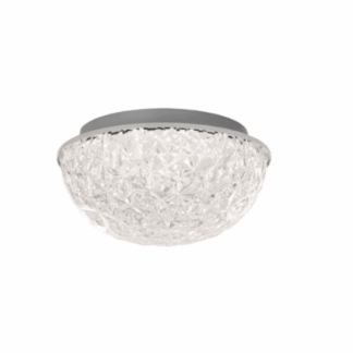 Home Decorators Collection HD4971A Ellis Place 12.25 in. Chrome LED Modern Flush Mount Light