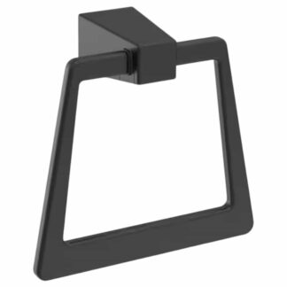 Amerock BH36002MB Blackrock 6-13/16 in. (173 mm) L Towel Ring in Matte Black