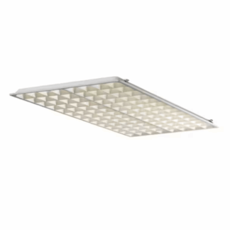 EnviroLite PHC24BL50 Nonglare 2 ft. x 4 ft. 45W 5000 Lumen Integrated LED Parabolic Troffer with Light Cell Grid for Grid Ceilings 4000K