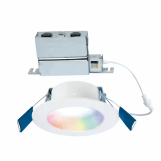 HALO RLWZC612 RL 6 in. Color and Tunable White Regresed Canless Smart Wi-Fi LED Recessed Downlight with WiZ Pro