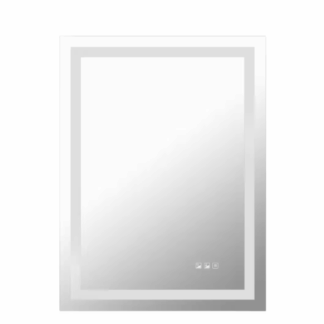 Glacier Bay RS2310051-24x32FB 24 in. W x 32 in. H Rectangular Frameless Anti-Fog LED Light Wall Bathroom Vanity Mirror