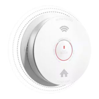 Innolink IL86CUR10 10-Year Battery Powered Wireless Interconnected Smoke and Carbon Monoxide Detector with Voice Alarm(1-Pack)