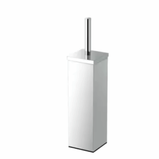 Gatco 1488 Square 3.63 in. W Toilet Brush Holder in Chrome