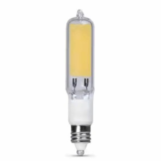 Feit Electric BP35MC/830/LED/HDRP 35-Watt Equivalent Bright White (3000K) T4 Mini Candelabra E11 Base Decorative LED Light Bulb