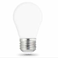 Feit Electric BPA1540W930/2/6 40-Watt Equivalent A15 Dimmable Filament CEC 90+ CRI White Glass LED Ceiling Fan Light Bulb, Bright White 3000K(12-Pack)