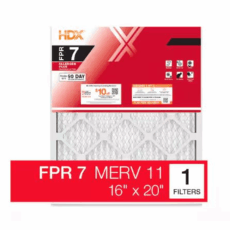 HDX HDX-HW1620-11-3 16 in. x 20 in. x 4 in. Honeywell Replacement Pleated Air Filter FPR 7, MERV 11