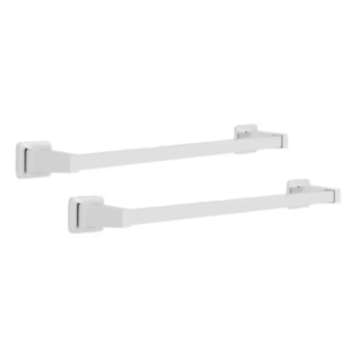 Franklin Brass D2418PC-2PK Futura 18 in. Wall Mount Towel Bar Bath Hardware Accessory in Polished Chrome (2-Pack)