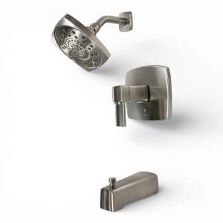 LG89-8DAK Deckard Single-Handle Tub and Shower Faucet Trim Kit in Brushed Nickel (Valve Not Included)