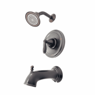 T2153EPORB Single-Handle 1-Spray Pressure-Balancing Tub and Shower Faucet Trim Kit in Oil Rubbed Bronze (Valve Not Included)