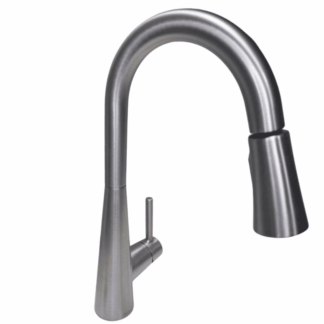 9126SRS Single-Handle Pull-Down Kitchen Faucet in Stainless Steel (1.5 Gallons Per Minute)