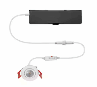 Commercial Electric 92311 Specialty Elite 2 in. LED Gimble Canless Recessed Light, Adjustable CCT