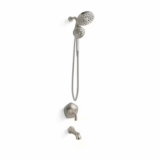 KOHLER R38472-4G-BN Sundae Single Handle 1-Spray Tub and Shower Faucet 1.75 GPM in. Vibrant Brushed Nickel (Valve Included)