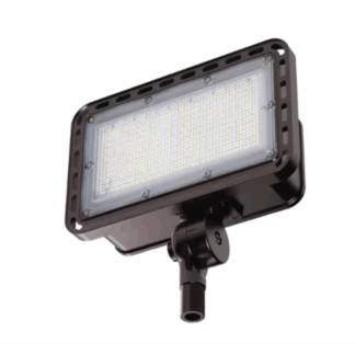 Feit Electric S8.6FL/5CCT/LSDD/BZ 4000/6000/8000 Lumen Select Integtated LED Selectable 5CCT Bronze Dusk to Dawn Commercial Ground/Wall Flood Light