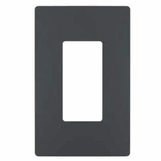 Legrand RWP26GCC6 radiant 1 Gang 1-Decorator Rocker Screwless Wall Plate, Graphite (1-Pack)