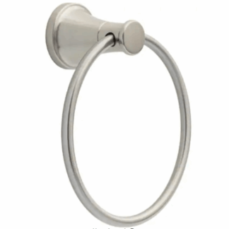 Delta CSA46-BN Casara Wall Mount Round Closed Towel Ring Bath Hardware Accessory in Brushed Nickel