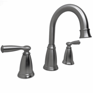 84947SRN 8 in. Widespread Double-Handle High-Arc Bathroom Faucet in Spot-Proof Brushed Nickel (Valve Included)
