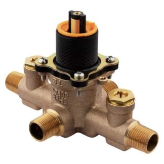 0X8-340A Single-Control Pressure-Balance Tub and Shower Valve with Stops