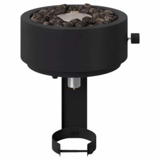 Threshold 79774755 10" Round Metal Outdoor LP Tabletop Fire Pit Black