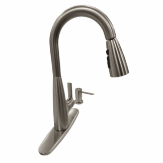87627SRS Single-Handle Pull-Down Sprayer Kitchen Faucet in Spot Proof Stainless Steel with Spring-Return Hose and Boosted Spray