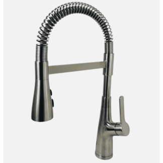 LG529-NECS Single-Handle Pull-Down Sprayer Kitchen Faucet in Stainless Steel