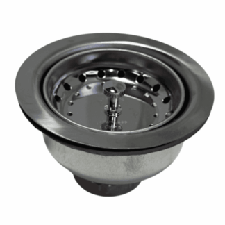 22036 Stainless Steel 3-1/2 in. Basket Strainer with Drain Assembly