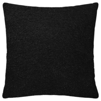 Threshold 90470493 20"x20" Boucle Solid Square Outdoor Throw Pillow Black