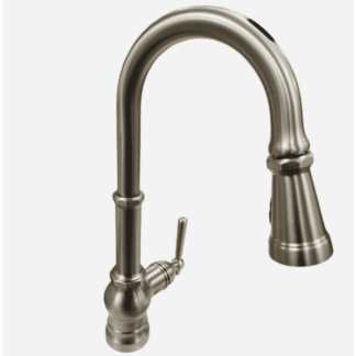 S72003EVSRS Single-Handle Smart Touchless Pull-Down Sprayer Kitchen Faucet with Voice Control and Power Boost